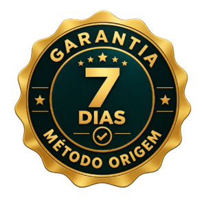 MÉTODO ORIGEM GARANTIA DE 7 DIAS